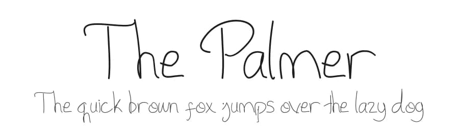 The Palmer by Samone — Script Handwritten Font