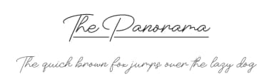 The Panorama by MJType — Script Handwritten Font — thumbnail 1