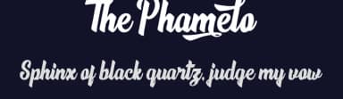 The Phamelo by madeDeduk — Script Handwritten Font — thumbnail 2