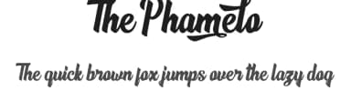 The Phamelo by madeDeduk — Script Handwritten Font — thumbnail 1
