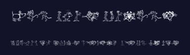 The Pink Panther by Woodcutter — Dingbats Font — thumbnail 2