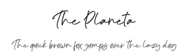 The Planeta by AminMario — Script Handwritten Font — thumbnail 1