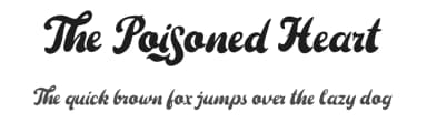 The Poisoned Heart by Din Studio — Script Handwritten Font — thumbnail 1