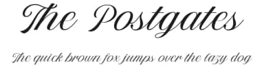 The Postgates by Saridezra — Script Handwritten Font — thumbnail 1