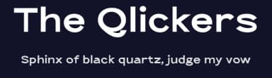 The Qlickers by StringLabs Creative Studio — Sans Serif Font — thumbnail 2