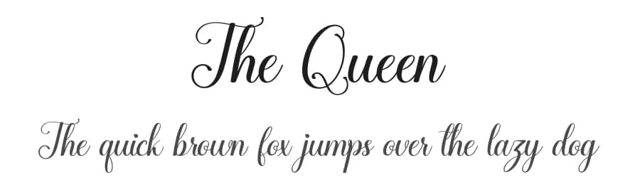 The Queen by Erik Studio — Script Handwritten Font