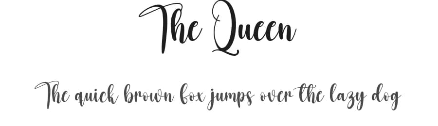 The Queen by Scratchones — Script Handwritten Font