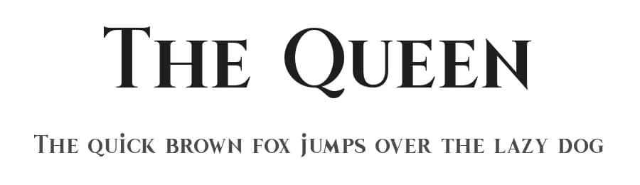 The Queen by Font Bundles — Serif Font