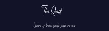 The Quest by setyaisiam _type — Script Handwritten Font — thumbnail 2