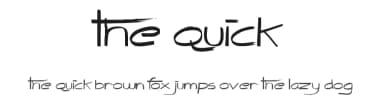 The Quick by JSH creates — Script Handwritten Font — thumbnail 1