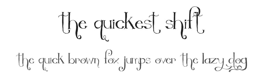 The Quickest Shift by Dirt2.com - SickCapital — Script Handwritten Font
