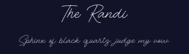 The Randi by Letterhend Studio — Script Handwritten Font — thumbnail 2