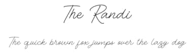 The Randi by Letterhend Studio — Script Handwritten Font — thumbnail 1