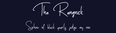 The Rangnick by Letterafa Studio — Script Handwritten Font — thumbnail 2