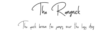 The Rangnick by Letterafa Studio — Script Handwritten Font — thumbnail 1