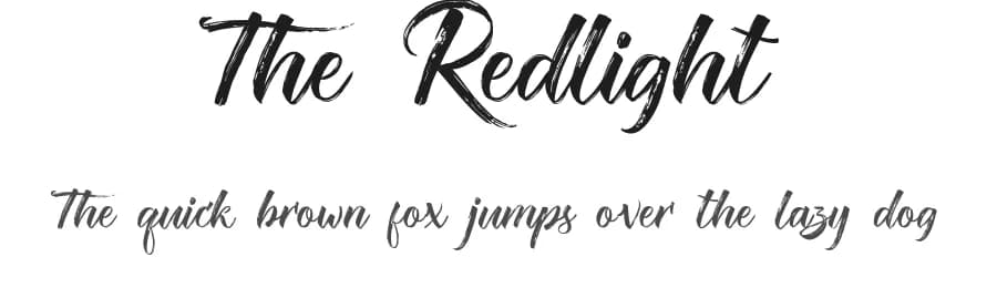 The Redlight by olexstudio — Script Handwritten Font