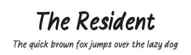 The Resident by MJType — Script Handwritten Font — thumbnail 1