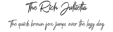 The Rich Jullietta by Ketikata Studio — Script Handwritten Font — thumbnail 1