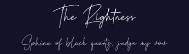 The Rightness by RantautypeStudio — Script Handwritten Font — thumbnail 2