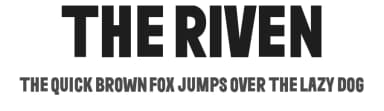 The Riven by Murder Fonts — Sans Serif Font — thumbnail 1