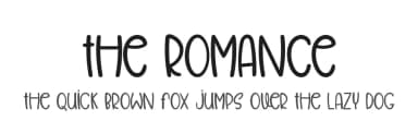 The Romance by Andang Prasetyo — Script Handwritten Font — thumbnail 1