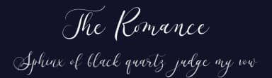 The Romance by ReyreyBlue — Script Handwritten Font — thumbnail 2
