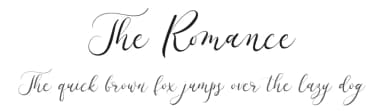 The Romance by ReyreyBlue — Script Handwritten Font — thumbnail 1