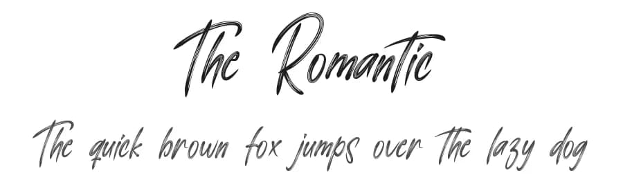The Romantic by Scratchones — Script Handwritten Font