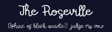 The Roseville by Illushvara — Script Handwritten Font — thumbnail 2