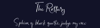 The Rottary by MJB Letters — Script Handwritten Font — thumbnail 2