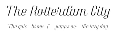 The Rotterdam City by Doehantz Studio — Script Handwritten Font — thumbnail 1