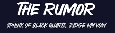 The Rumor by Khurasan — Script Handwritten Font — thumbnail 2