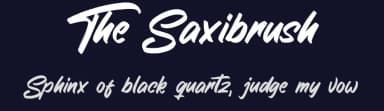 The Saxibrush by Kotak Kuning Studio — Script Handwritten Font — thumbnail 2