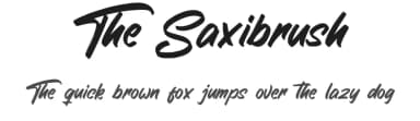 The Saxibrush by Kotak Kuning Studio — Script Handwritten Font — thumbnail 1