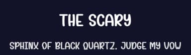 The Scary by Andi Moz — Script Handwritten Font — thumbnail 2