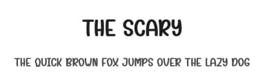 The Scary by Andi Moz — Script Handwritten Font — thumbnail 1