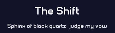 The Shift by Akdesain — Sans Serif Font — thumbnail 2