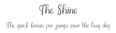 The Shine by Inermedia Studio — Script Handwritten Font — thumbnail 1