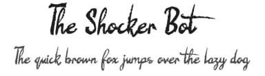 The Shocker Bot by JSH creates — Script Handwritten Font — thumbnail 1