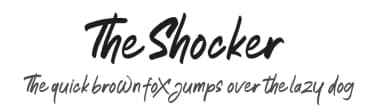 The Shocker by Mozatype — Script Handwritten Font — thumbnail 1
