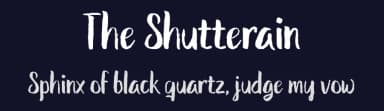 The Shutterain by Colllab Studio — Script Handwritten Font — thumbnail 2