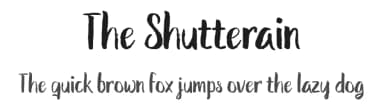 The Shutterain by Colllab Studio — Script Handwritten Font — thumbnail 1