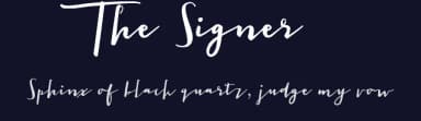 The Signer by Suamzu Art — Script Handwritten Font — thumbnail 2