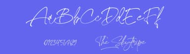The Skytripe by AminMario — Script Handwritten Font — thumbnail 3