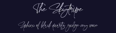 The Skytripe by AminMario — Script Handwritten Font — thumbnail 2