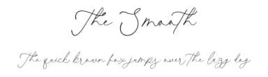 The Smooth by Muwatta Studio — Script Handwritten Font — thumbnail 1