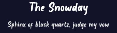 The Snowday by Sronstudio — Script Handwritten Font — thumbnail 2