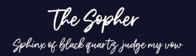 The Sopher by Sronstudio — Script Handwritten Font — thumbnail 2
