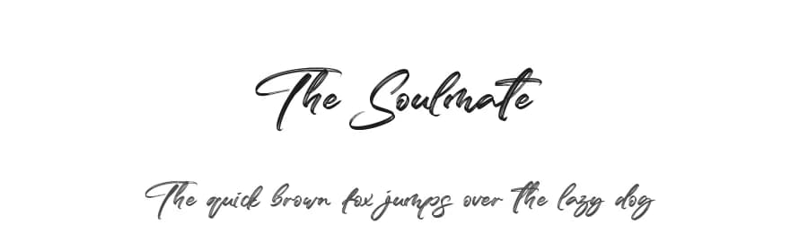 The Soulmate by Almarkhatype — Script Handwritten Font