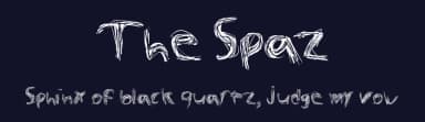 The Spaz by Tioem — Script Handwritten Font — thumbnail 2